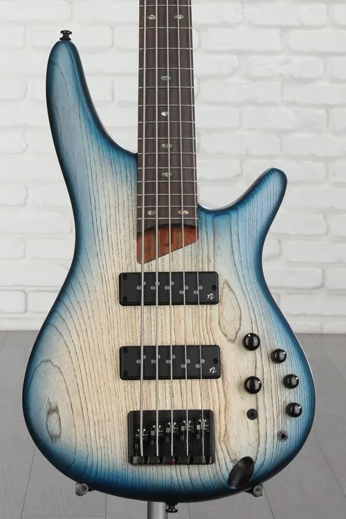 Ibanez Standard SR605E Bass Guitar - Cosmic Blue Starburst Flat