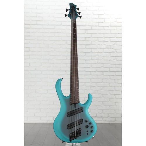  Ibanez BTB605MS Bass Guitar - Cerulean Aura Burst Matte