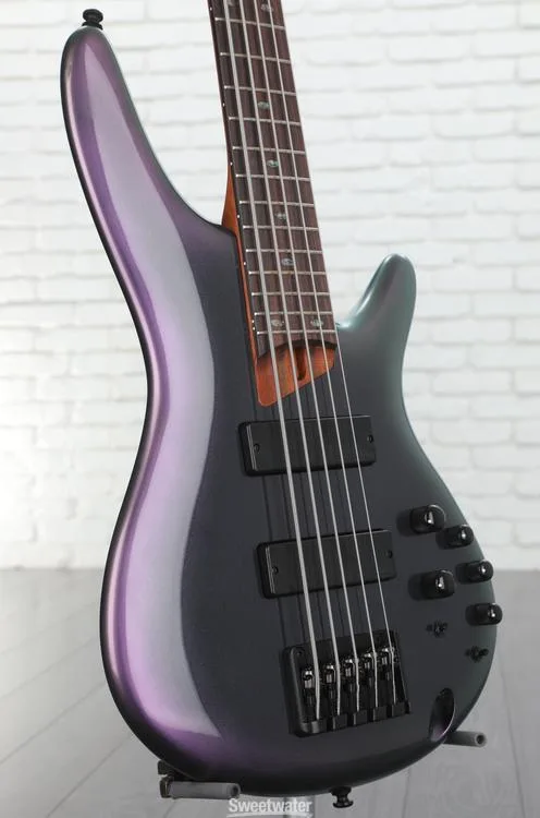  Ibanez SR505E Bass Guitar - Black Aurora Burst