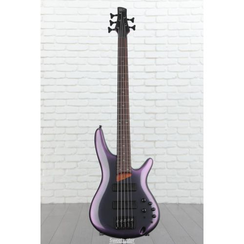  Ibanez SR505E Bass Guitar - Black Aurora Burst