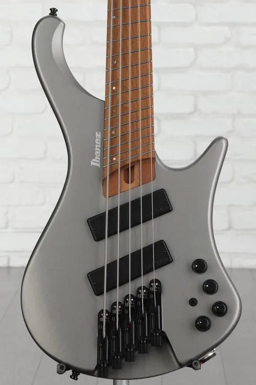 Ibanez Bass Workshop EHB1005SMS Bass Guitar - Metallic Gray Matte