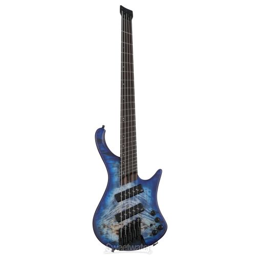  Ibanez Bass Workshop EHB1505MS Bass Guitar - Pacific Blue Burst Flat