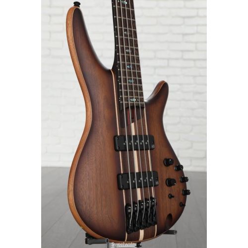  Ibanez Premium SR1355B 5-string Bass Guitar - Dual Mocha Burst Flat