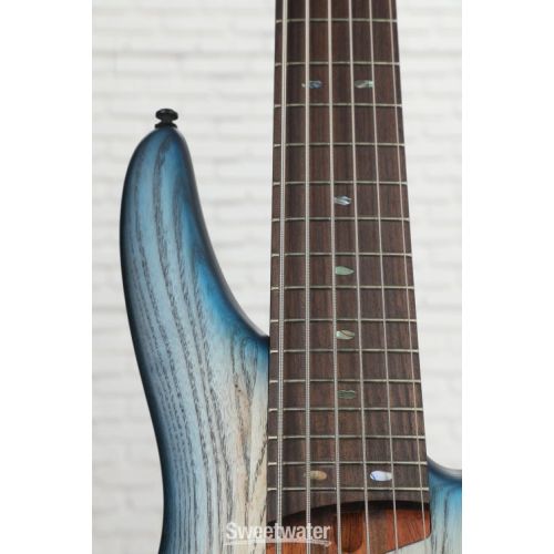  Ibanez Standard SR606E Bass Guitar - Cosmic Blue Starburst Flat