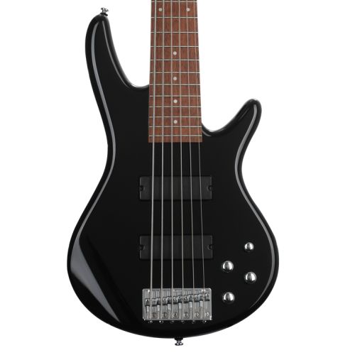  Ibanez Gio GSR206 Bass Guitar Essentials Bundle - Black