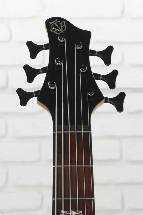  Ibanez Bass Workshop BTB866SC 6-string Bass Guitar - Weathered Black Low Gloss
