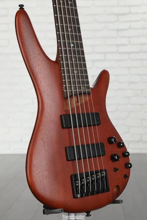  Ibanez SR506E Bass Guitar - Brown Mahogany Demo