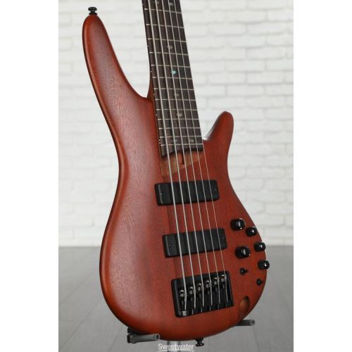  Ibanez SR506E Bass Guitar - Brown Mahogany Demo