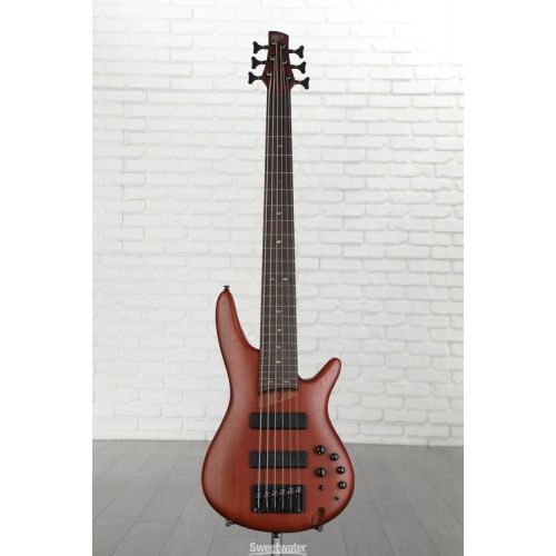  Ibanez SR506E Bass Guitar - Brown Mahogany Demo