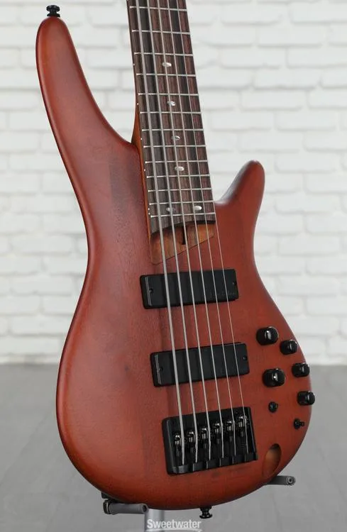  Ibanez SR506E Bass Guitar - Brown Mahogany