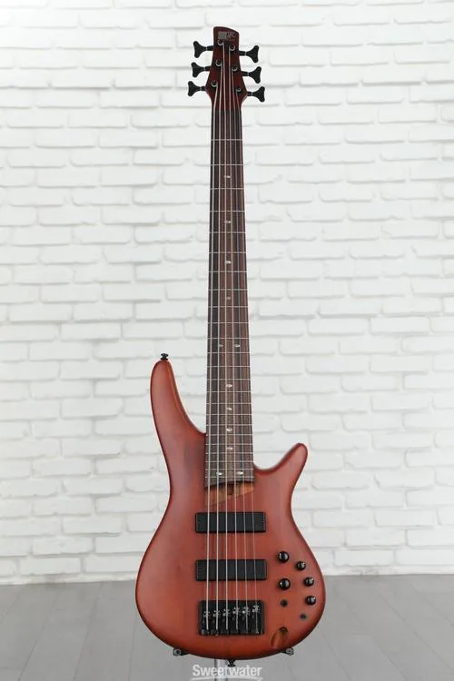  Ibanez SR506E Bass Guitar - Brown Mahogany