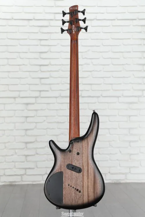  Ibanez Bass Workshop SRC6MS 6-string Multi-Scale Bass Guitar - Black Stained Burst Low Gloss