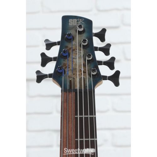  Ibanez Bass Workshop SRAS7 Ashula 7-string Bass Guitar - Cosmic Blue Starburst