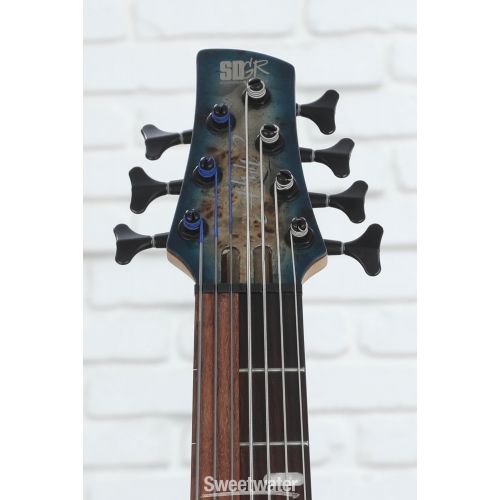 Ibanez Bass Workshop SRAS7 Ashula 7-string Bass Guitar - Cosmic Blue Starburst