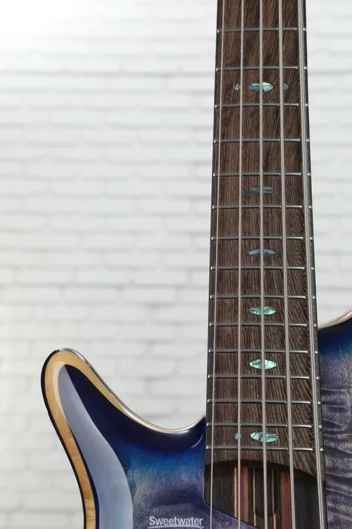  Ibanez Premium SR2605L Bass Guitar - Cerulean Blue Burst