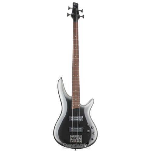  Ibanez Standard SR300E 4-string Bass Guitar Essentials Bundle - Midnight Gray Burst