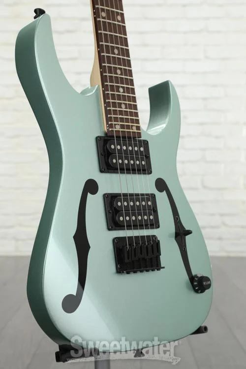  Ibanez Paul Gilbert Signature Mikro PGMM21 Electric Guitar - Metallic Light Green