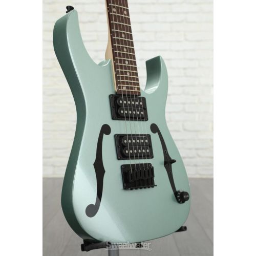  Ibanez Paul Gilbert Signature Mikro PGMM21 Electric Guitar - Metallic Light Green