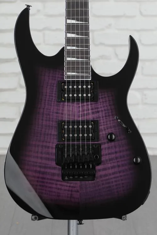 Ibanez Gio RG320FAT Electric Guitar - Transparent Violet Sunburst Demo