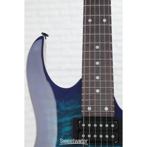  Ibanez Gio GRGA120QA - Transparent Blue Burst