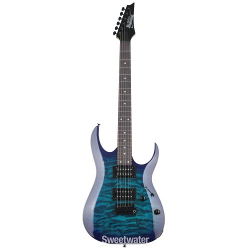  Ibanez Gio GRGA120QA - Transparent Blue Burst