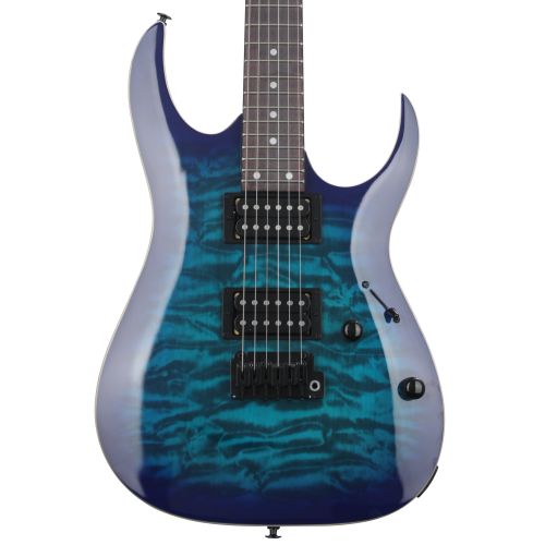  Ibanez Gio GRGA120QA - Transparent Blue Burst