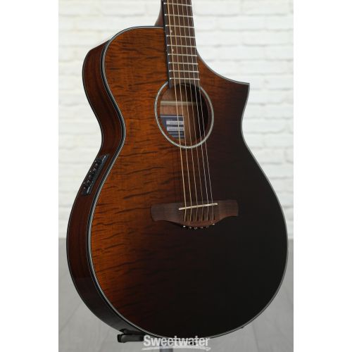  Ibanez AEWC32FM Acoustic-Electric Guitar - Amber Sunset Fade