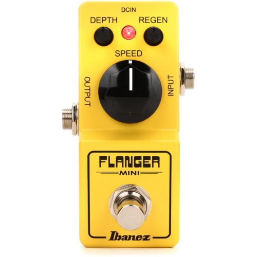  Ibanez Flanger Mini Pedal with Patch Cables