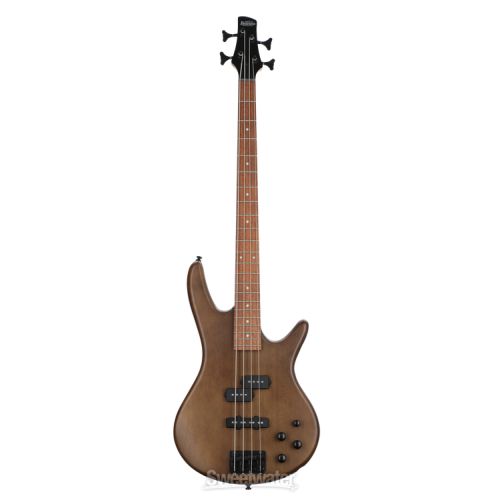  Ibanez Gio GSR200BWNF Bass Guitar Essentials Bundle - Walnut Flat