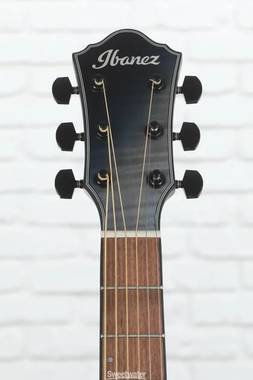  Ibanez AEWC32FM Acoustic-Electric Guitar - Indigo Sunset Fade