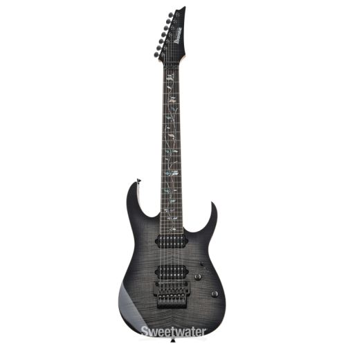  Ibanez J Custom RG8527 7-string Electric Guitar - Black Rutile