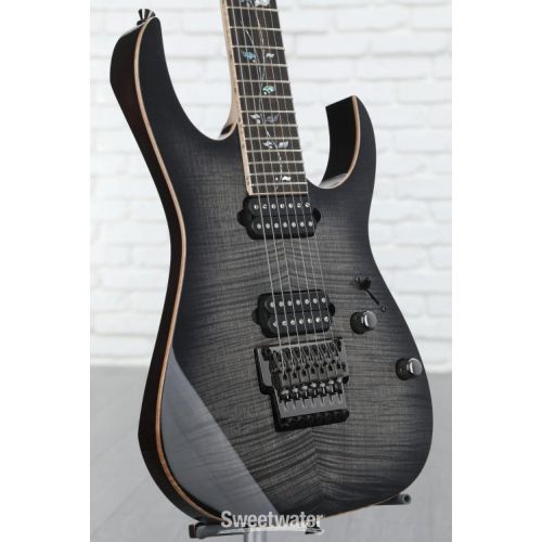  Ibanez J Custom RG8527 7-string Electric Guitar - Black Rutile