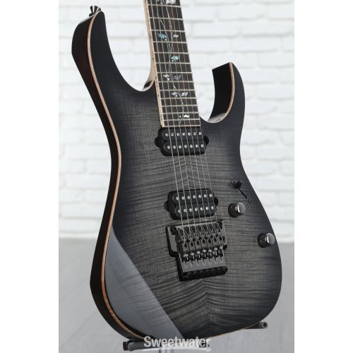  Ibanez J Custom RG8527 7-string Electric Guitar - Black Rutile