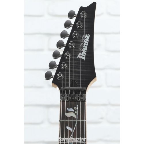  Ibanez J Custom RG8527 7-string Electric Guitar - Black Rutile