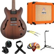 Ibanez Artcore AS53 and Orange Crush 20RT Amp Bundle - Tobacco Flat