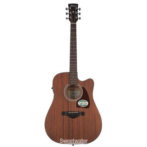  Ibanez AW54CE Acoustic-electric Guitar Essentials Bundle - Open Pore Natural