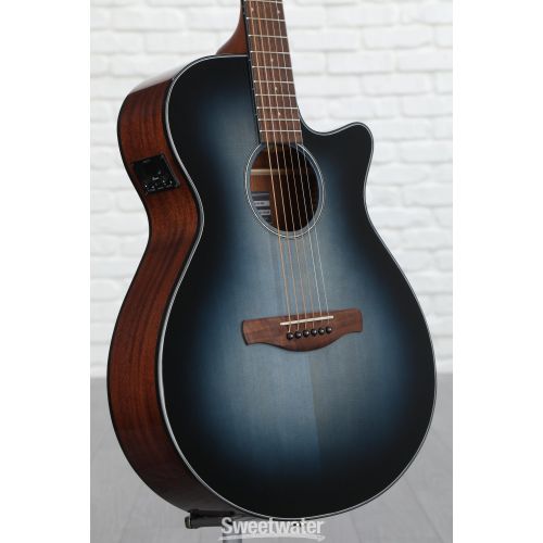  Ibanez AEG50 Acoustic-Electric Guitar - Indigo Blue Burst High Gloss