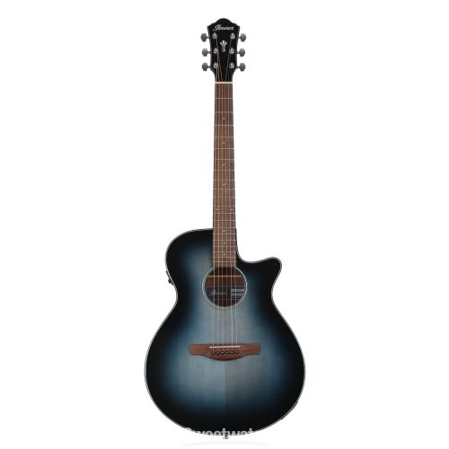  Ibanez AEG50 Acoustic-Electric Guitar - Indigo Blue Burst High Gloss