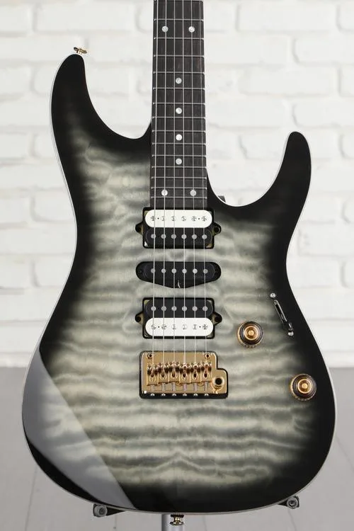 Ibanez Premium AZ47P1QM Electric Guitar - Black Ice Burst