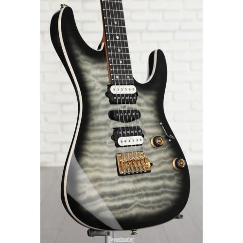  Ibanez Premium AZ47P1QM Electric Guitar - Black Ice Burst