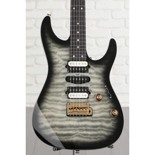  Ibanez Premium AZ47P1QM Electric Guitar - Black Ice Burst