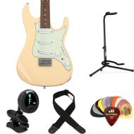 Ibanez AZES Electric Guitar Essentials Bundle - Ivory