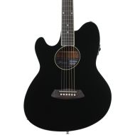 Ibanez Talman TCY10LEBK Left-handed Acoustic-electric Guitar - Black