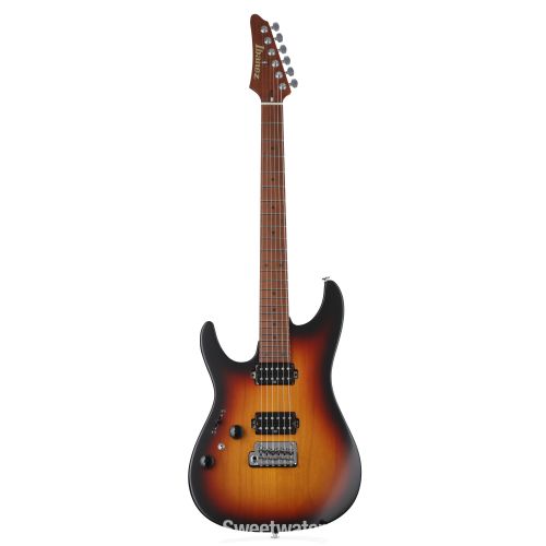  Ibanez Prestige AZ2402L Left-handed Electric Guitar - Tri Fade Burst Flat