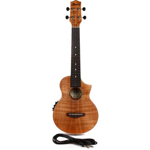  Ibanez UEW15E Acoustic-Electric Ukelele - Open Pore Natural