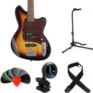 Ibanez Talman TMB100 Bass Guitar Essentials Bundle - Tri Fade Burst