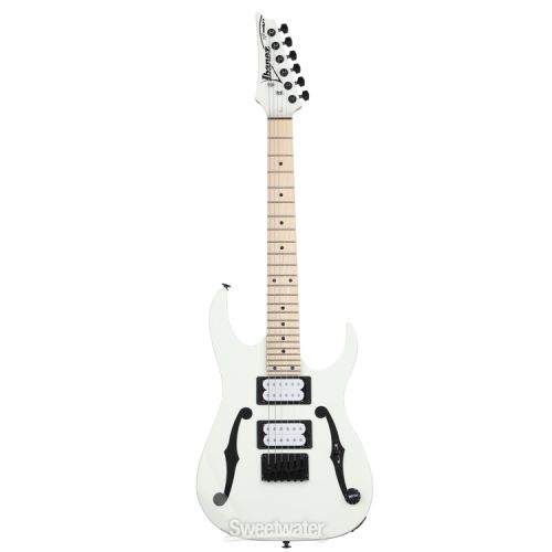  Ibanez Paul Gilbert Signature PGMM31 Electric Guitar Essentials Bundle - White