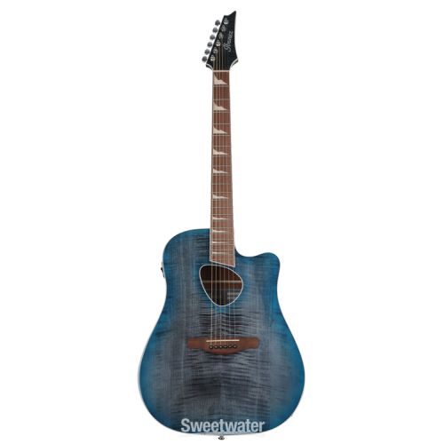  Ibanez Altstar ALT30FM Acoustic-electric Guitar - Blue Doom Burst High Gloss