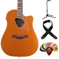 Ibanez Altstar ALT30 Acoustic-Electric Guitar Essentials Bundle - Dark Orange Metallic