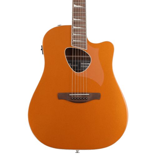  Ibanez Altstar ALT30 Acoustic-Electric Guitar Essentials Bundle - Dark Orange Metallic